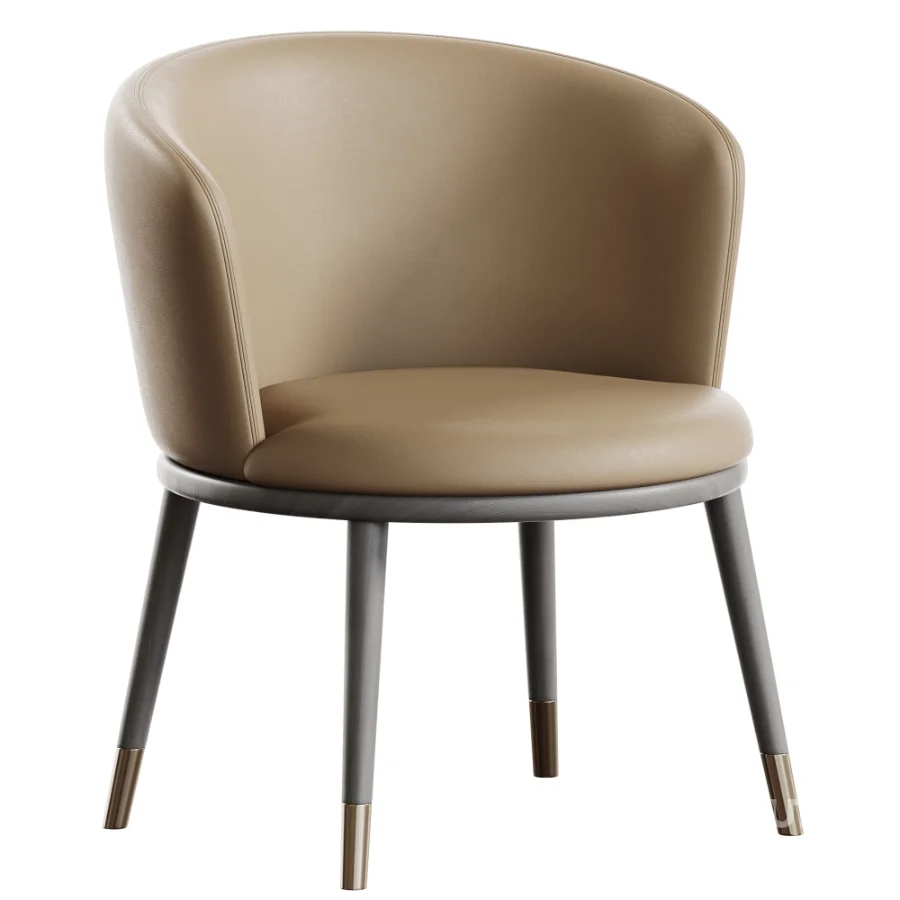 Modern Leather Arm Chair Image 2