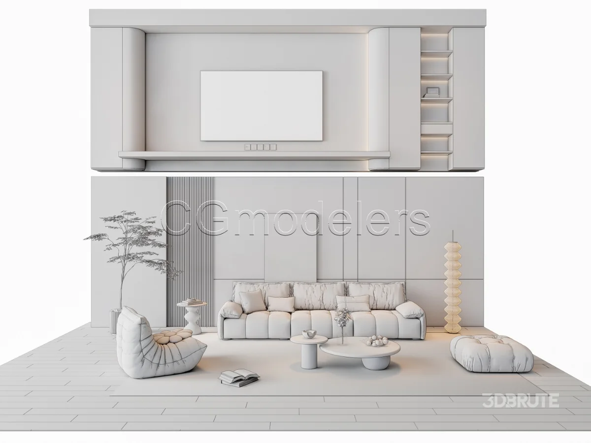 MODERN LUXURY LIVING ROOM SET 10 Image 14
