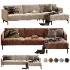 sofa galene 4 plazas con chaise lounge derecho beige - Thumbnail 4