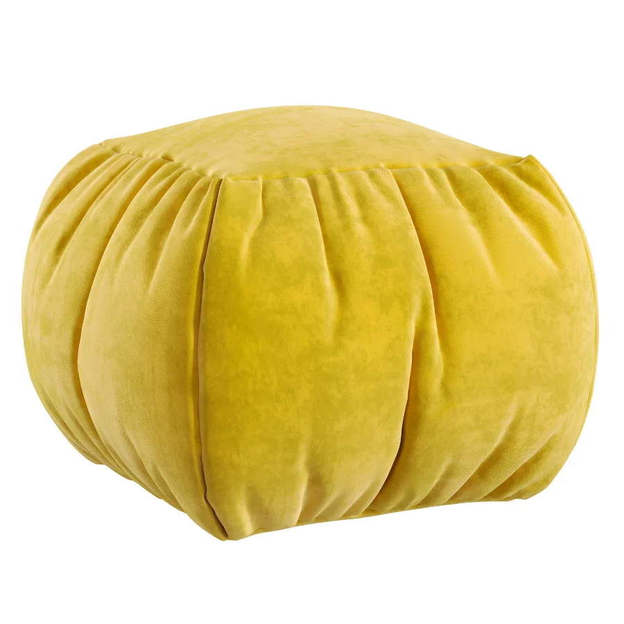 Velvet Pouf Image 4