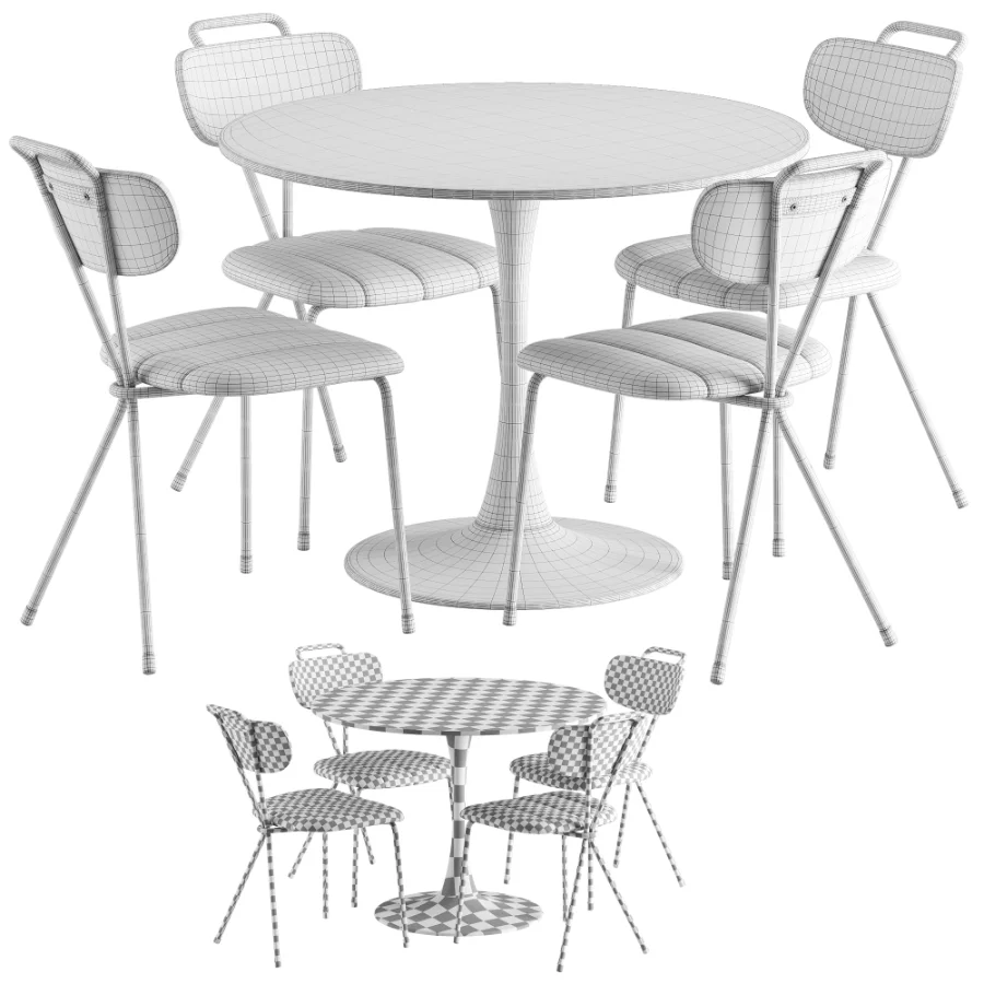 Berry Chair Tulip Table Image 7