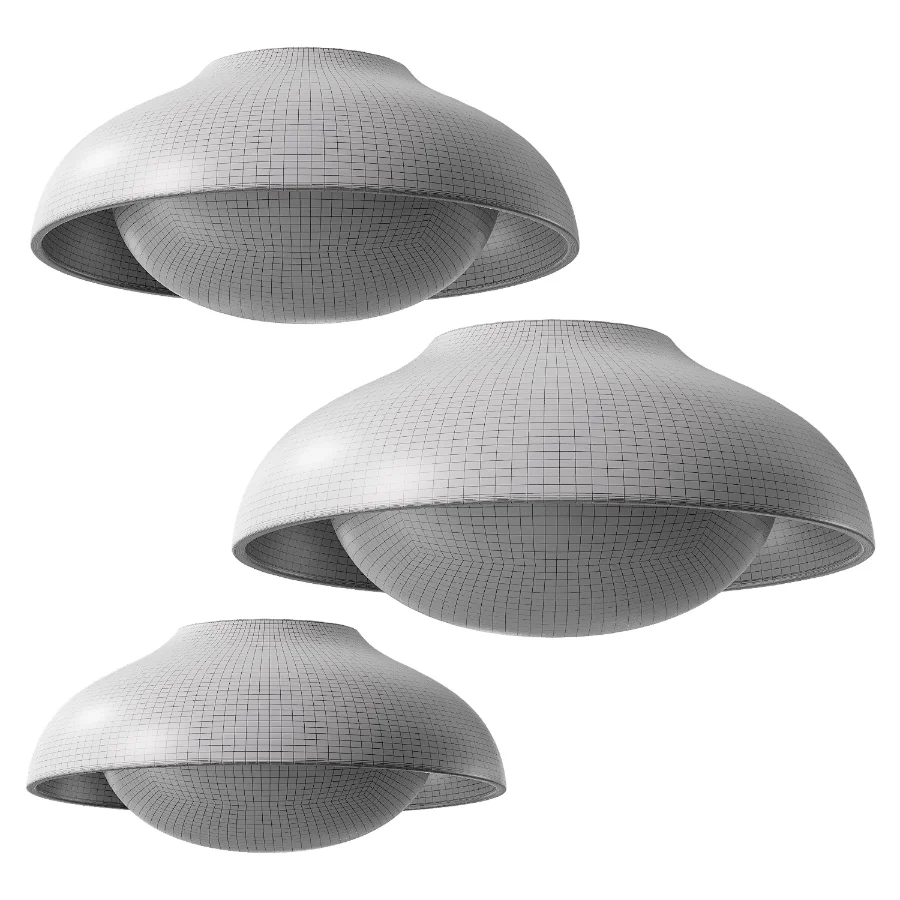 Finn Ceramic Flush Mount Image 3