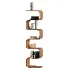 Curved Bookshelf with Books - Thumbnail 2