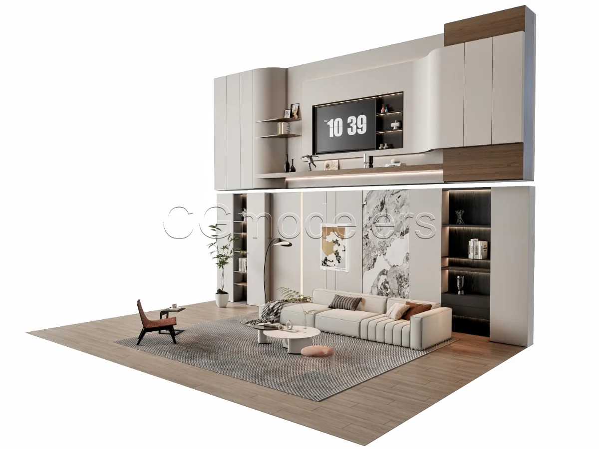 MODERN LUXURY LIVING ROOM SET 13 Image 19