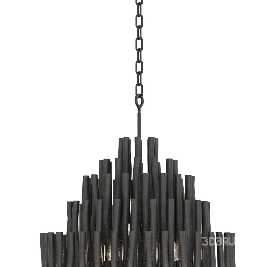 Arteriors Tilda Black Chandelier Image 3