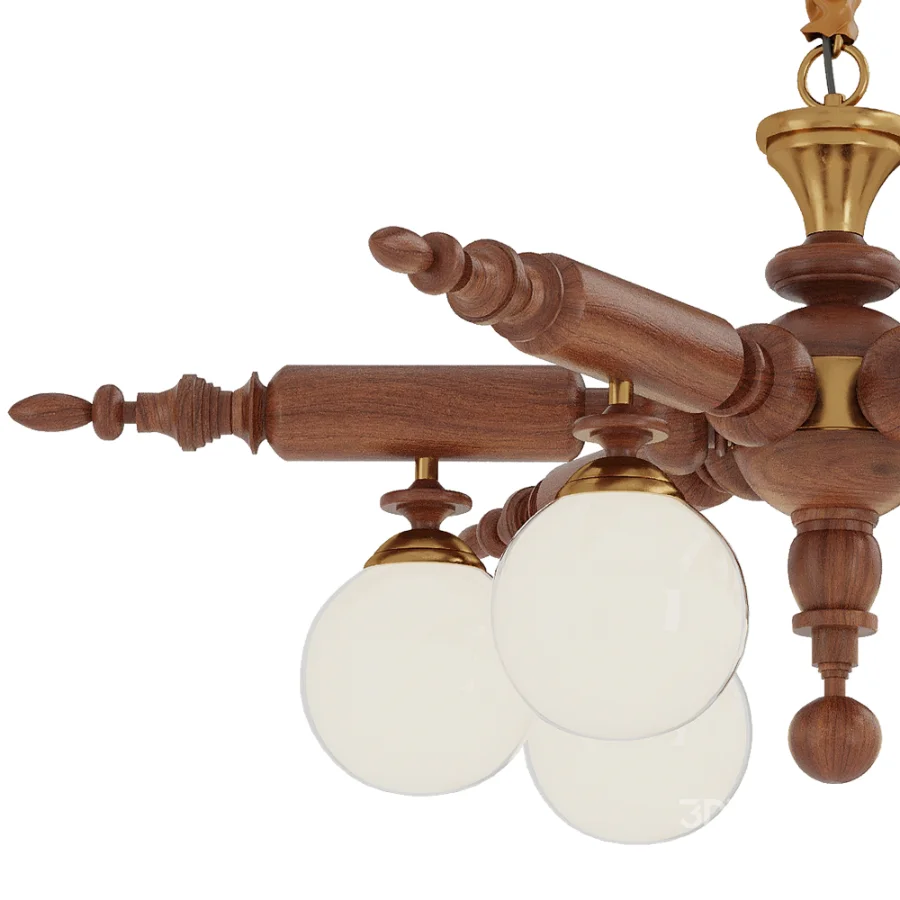 Modern Rotating Stick Chandelier Image 4