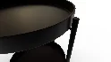 Tier Round Storage Side Table End Table - Thumbnail 8