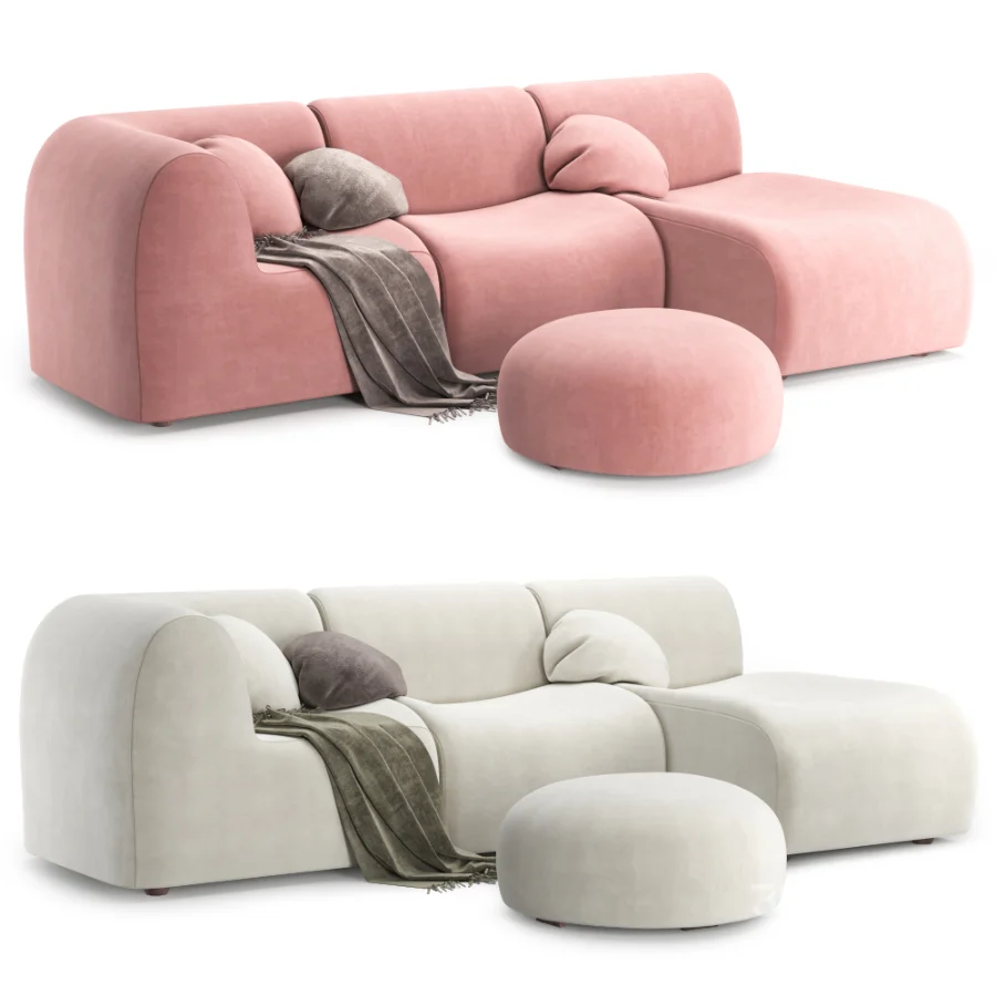 Curved Modular Sectional Image 4