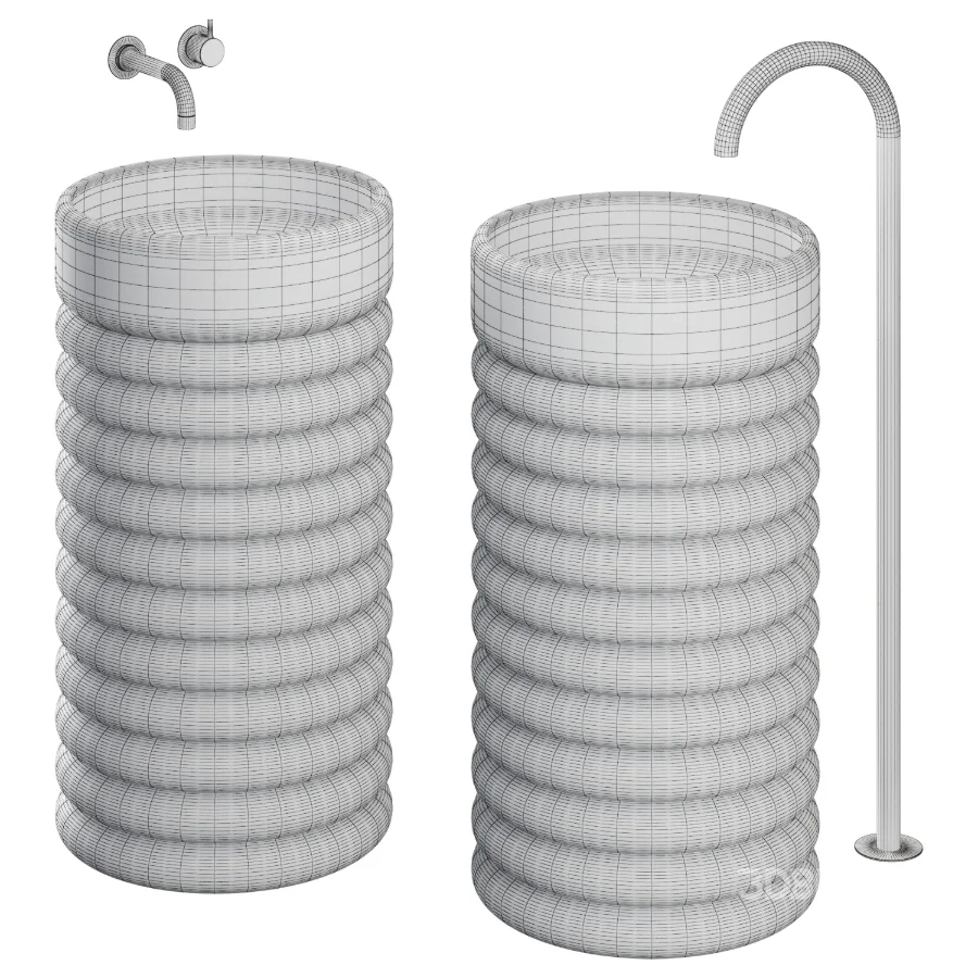 Freestanding Clay Basins FB III | Studio LOHO Image 4
