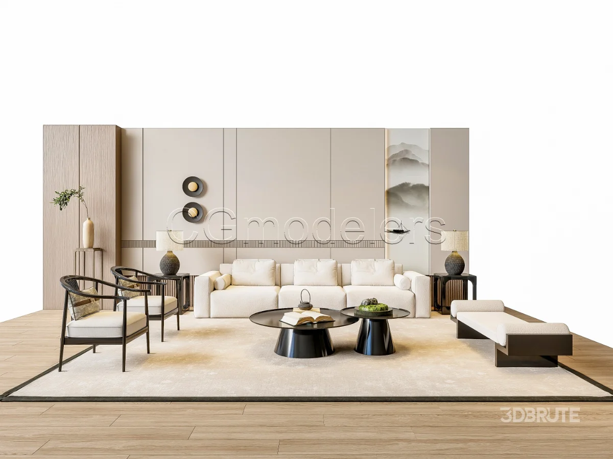 MODERN LUXURY LIVING ROOM SET 1 Image 11