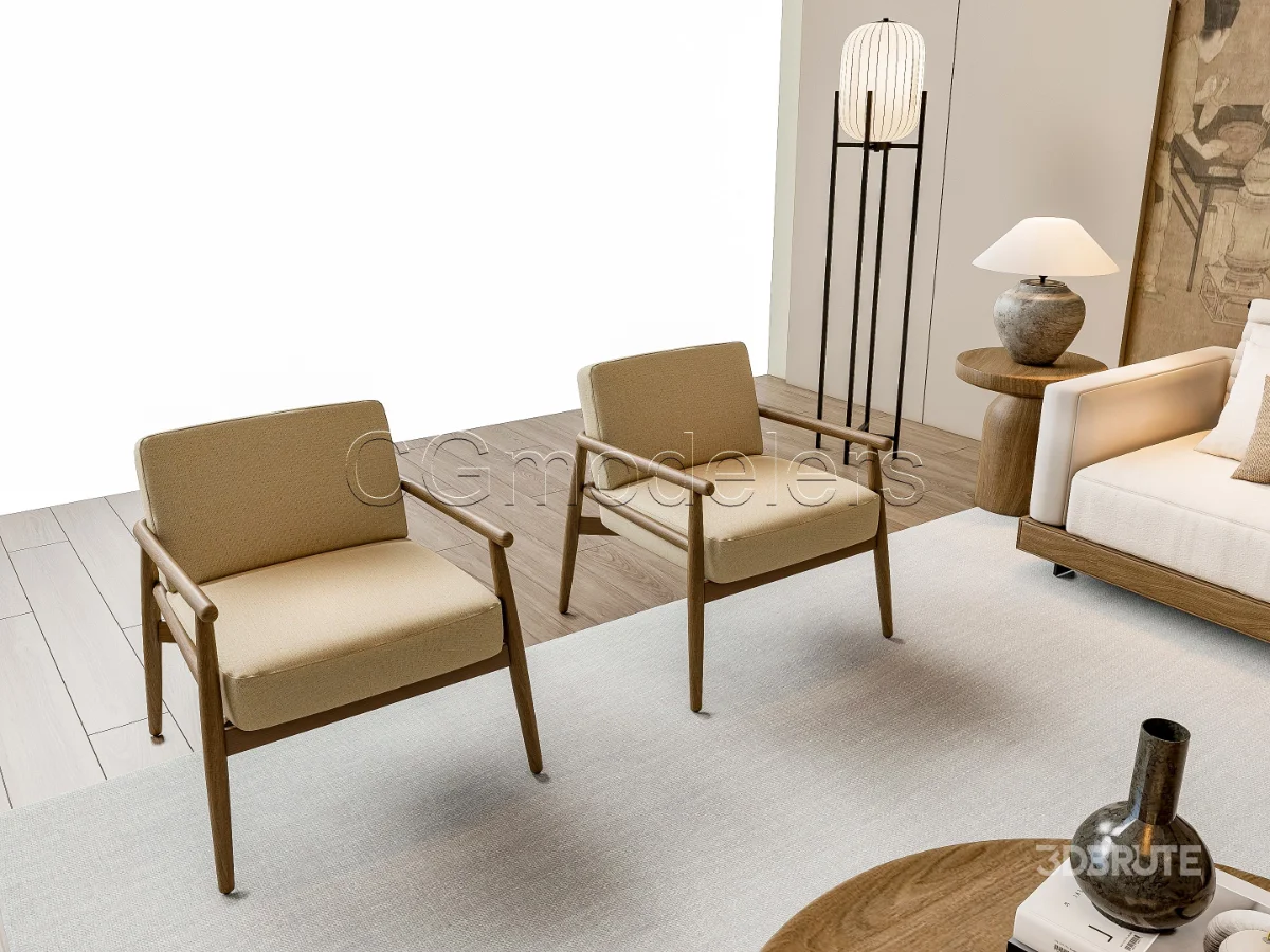 MODERN LUXURY LIVING ROOM SET 2 Image 9