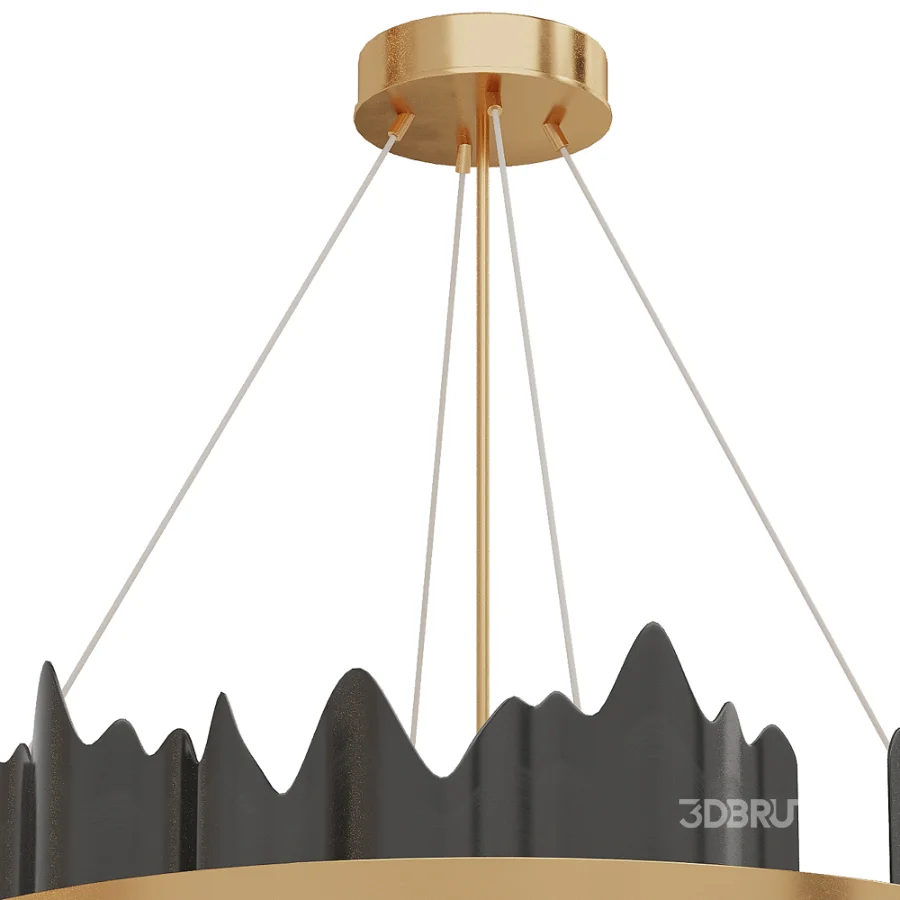 Verda Modern Circular Chandelier Image 3