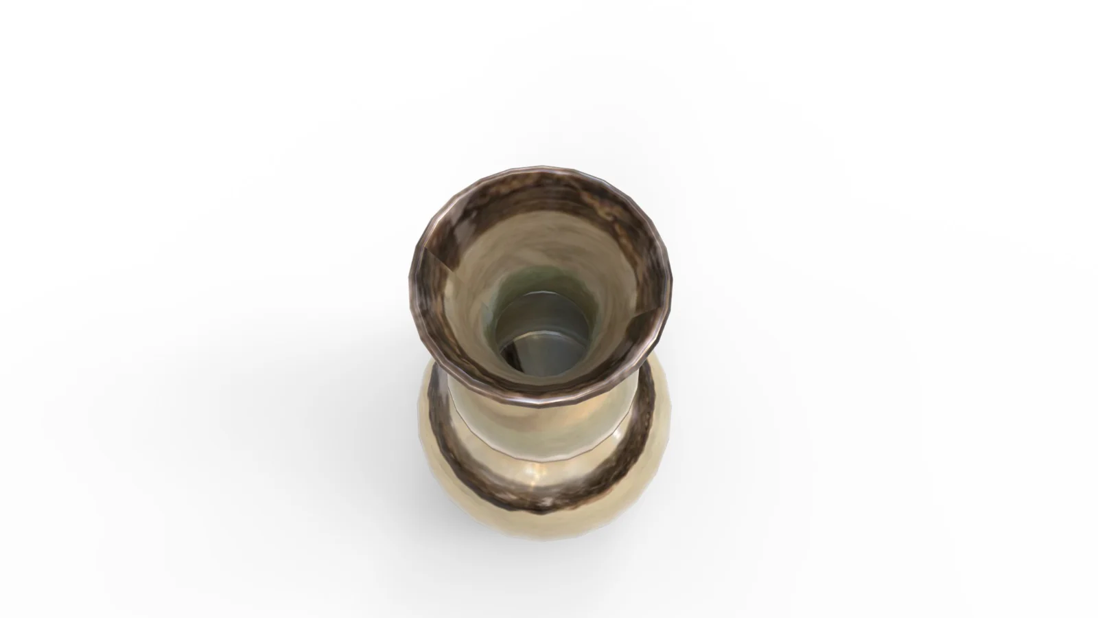Bradburn Home Double Gourd Stripe Floor Vase Image 7