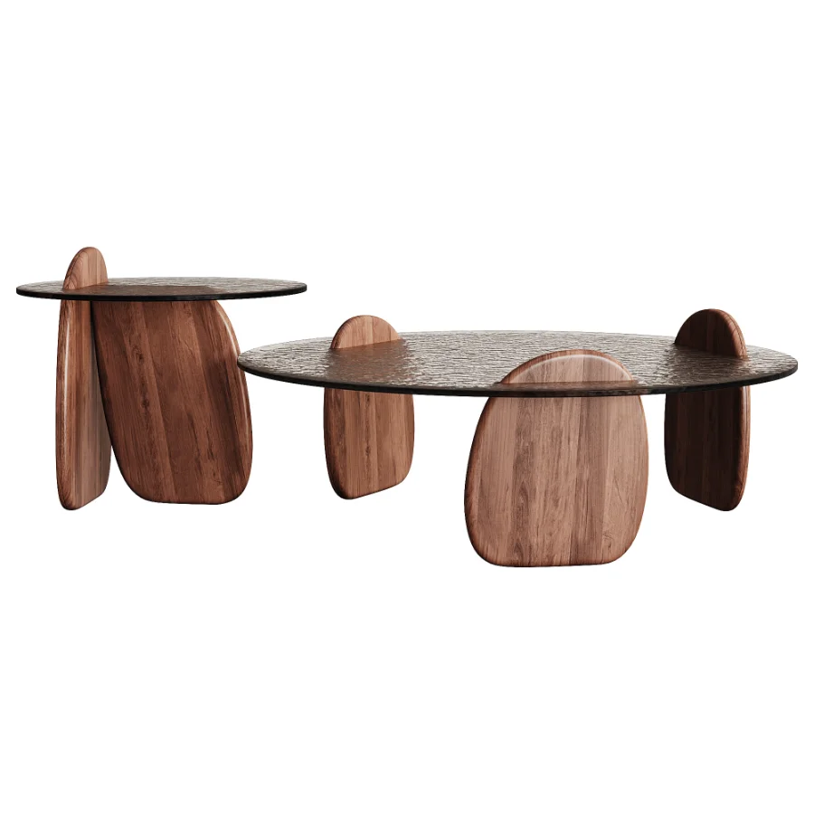 Shark Coffee Tables set by Roche Bobois Image 2