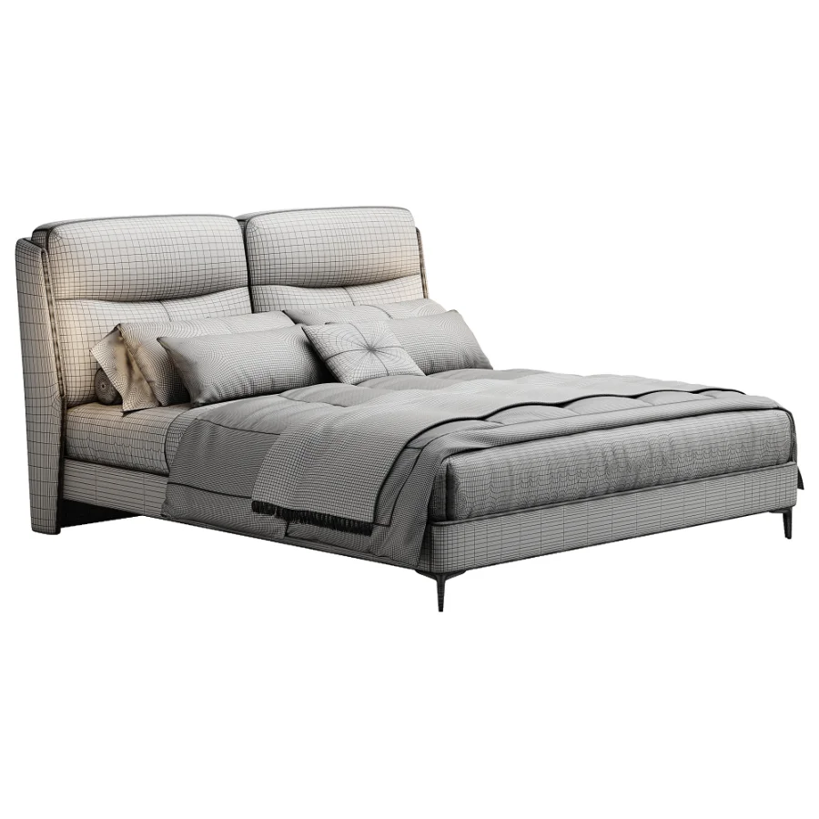 Scandinavian double bed 09 Image 2