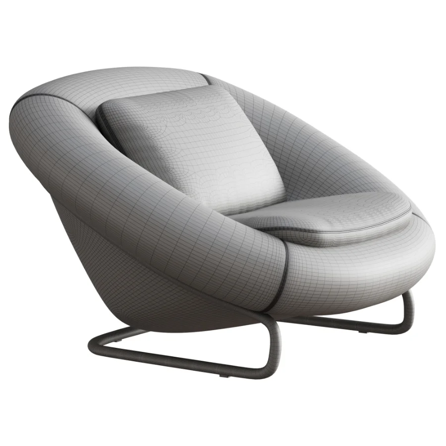 Barrel Armchair Image 6