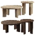 Daphne Outdoor Coffee & Side Table - Thumbnail 1