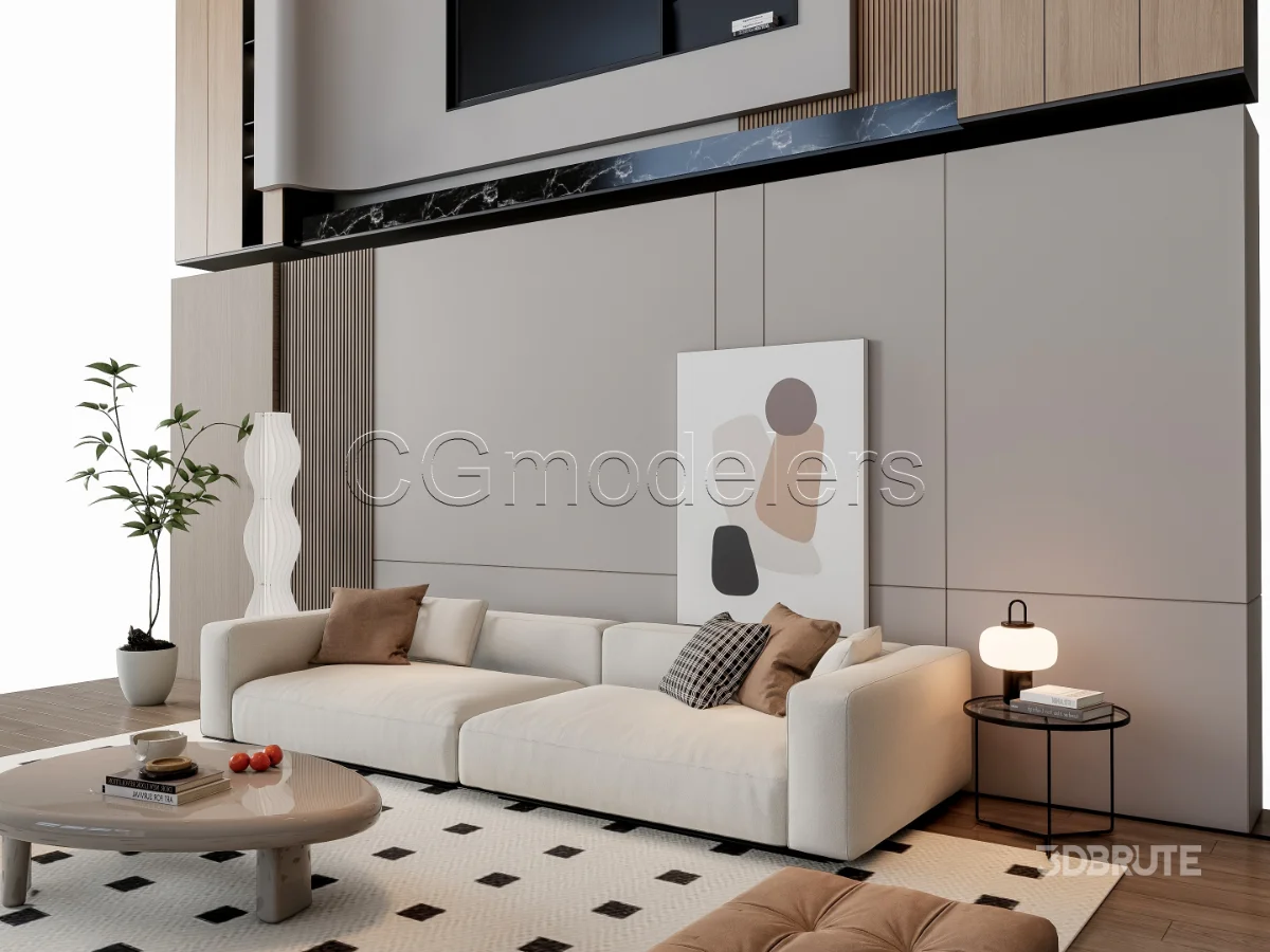 MODERN LUXURY LIVING ROOM SET 19 Image 11