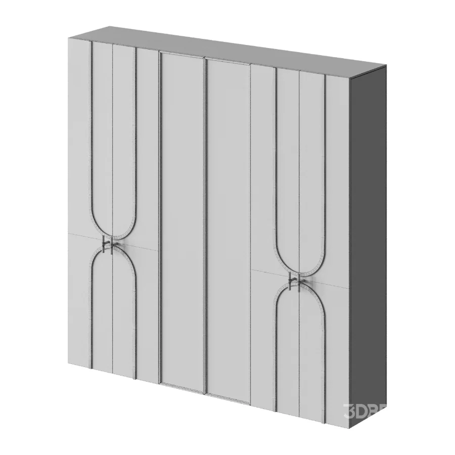 Wardrobe with Clothes Image 2