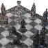 Chess Set 02 – Decorative Renaissance Chess Set with Sculptural Pieces - Thumbnail 2