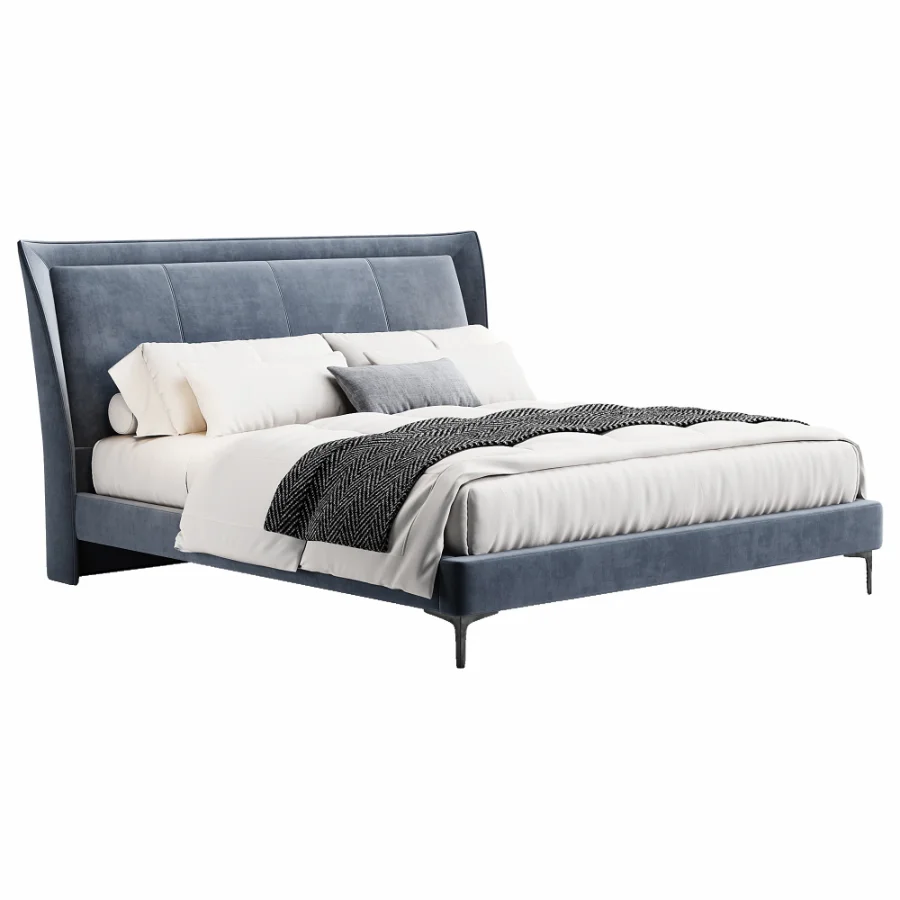 Scandinavian double bed 01 Image 3