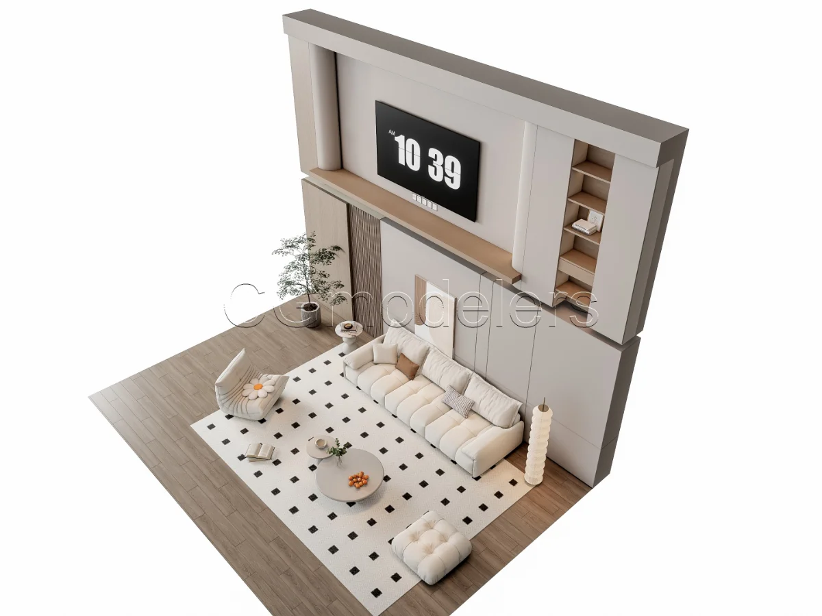 MODERN LUXURY LIVING ROOM SET 10 Image 3