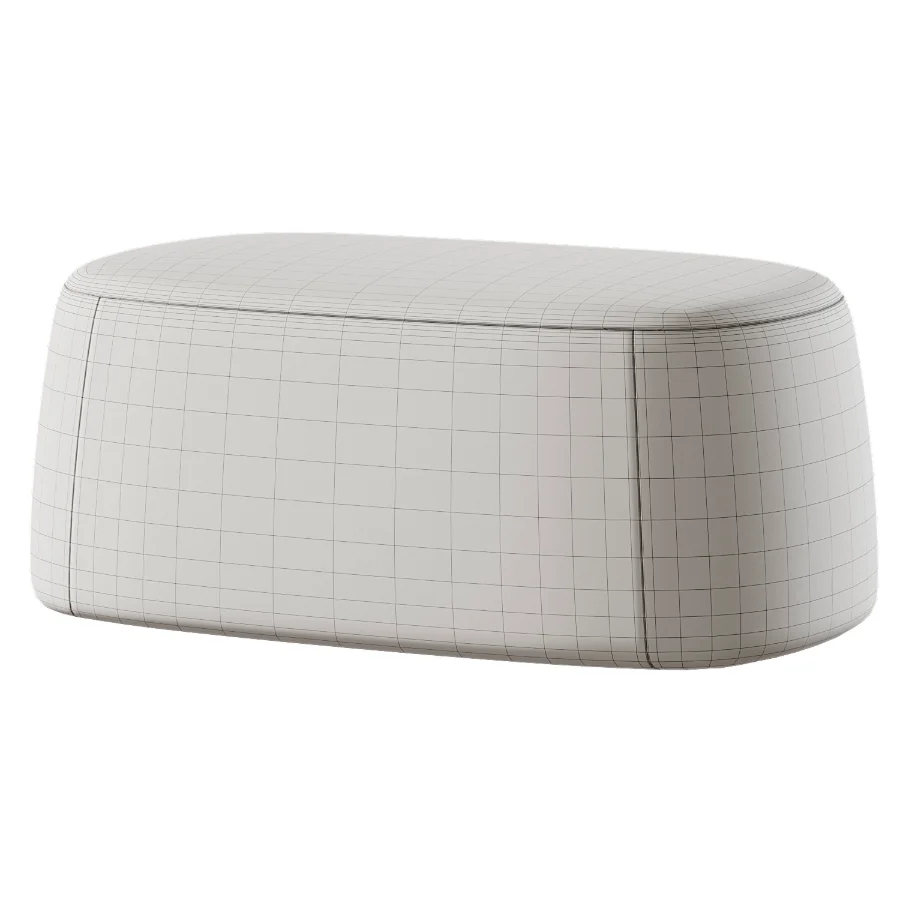 Curly 3 Ottoman by Divan Image 1
