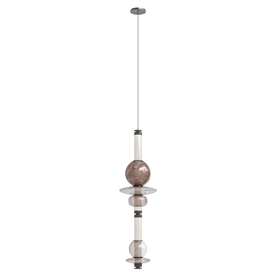Stellar Orbit Linear LED Minimalist Pendant Light Image 1