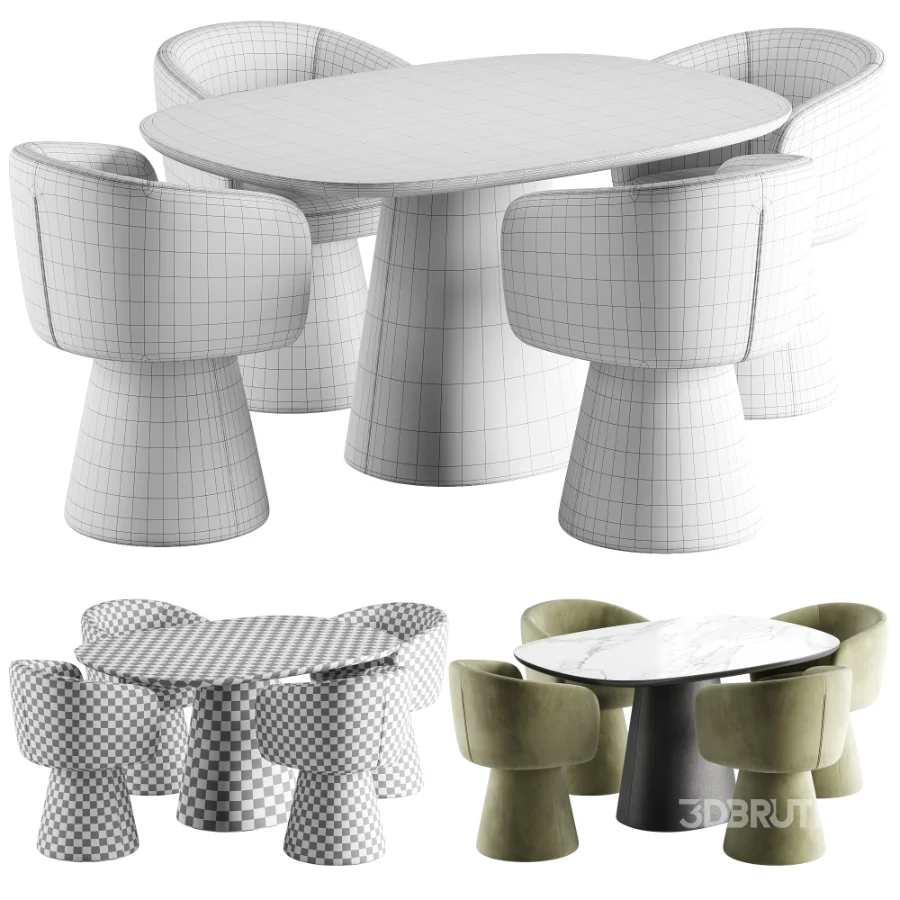 Tori Chair Pantone Dining Table Image 7
