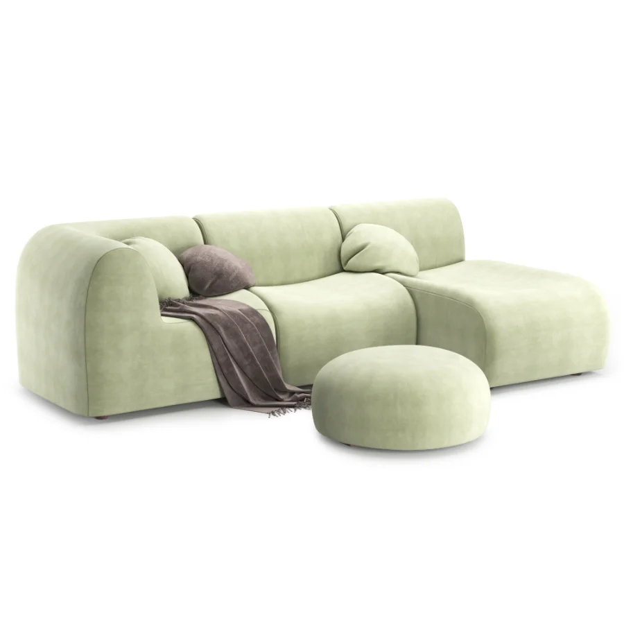 Curved Modular Sectional Image 3