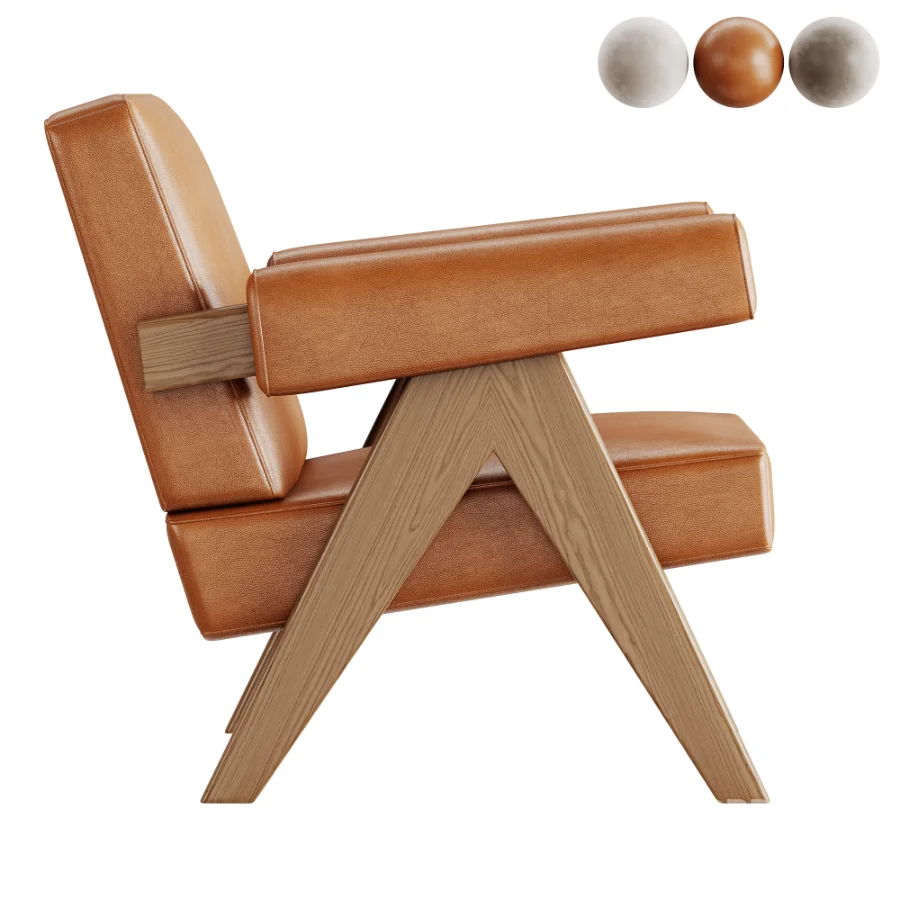 Capitol Complex Armchair by Pierre Jeanneret Image 3