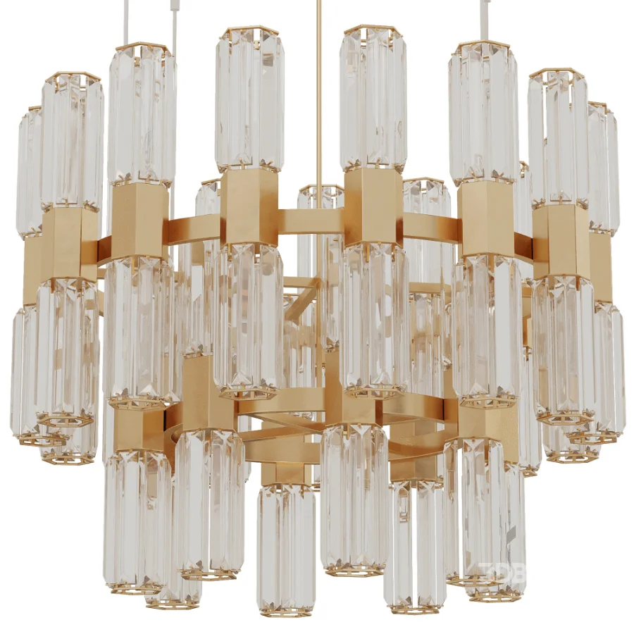 Century Chaos Crystal Chandelier Image 4