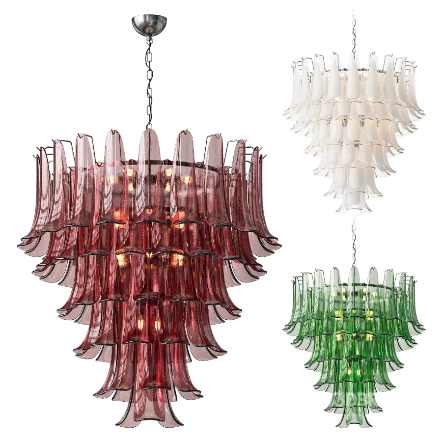 Lobby Green Chandelier by Lampatron Image 1