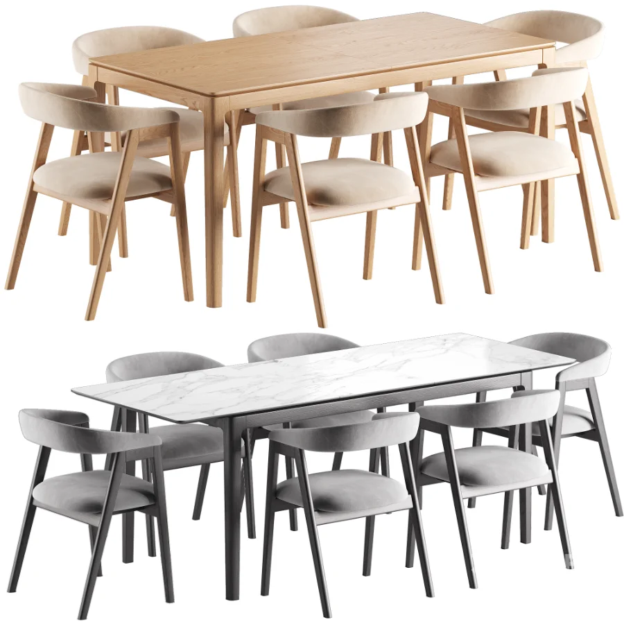 Trevor Chair Milford Table Image 1