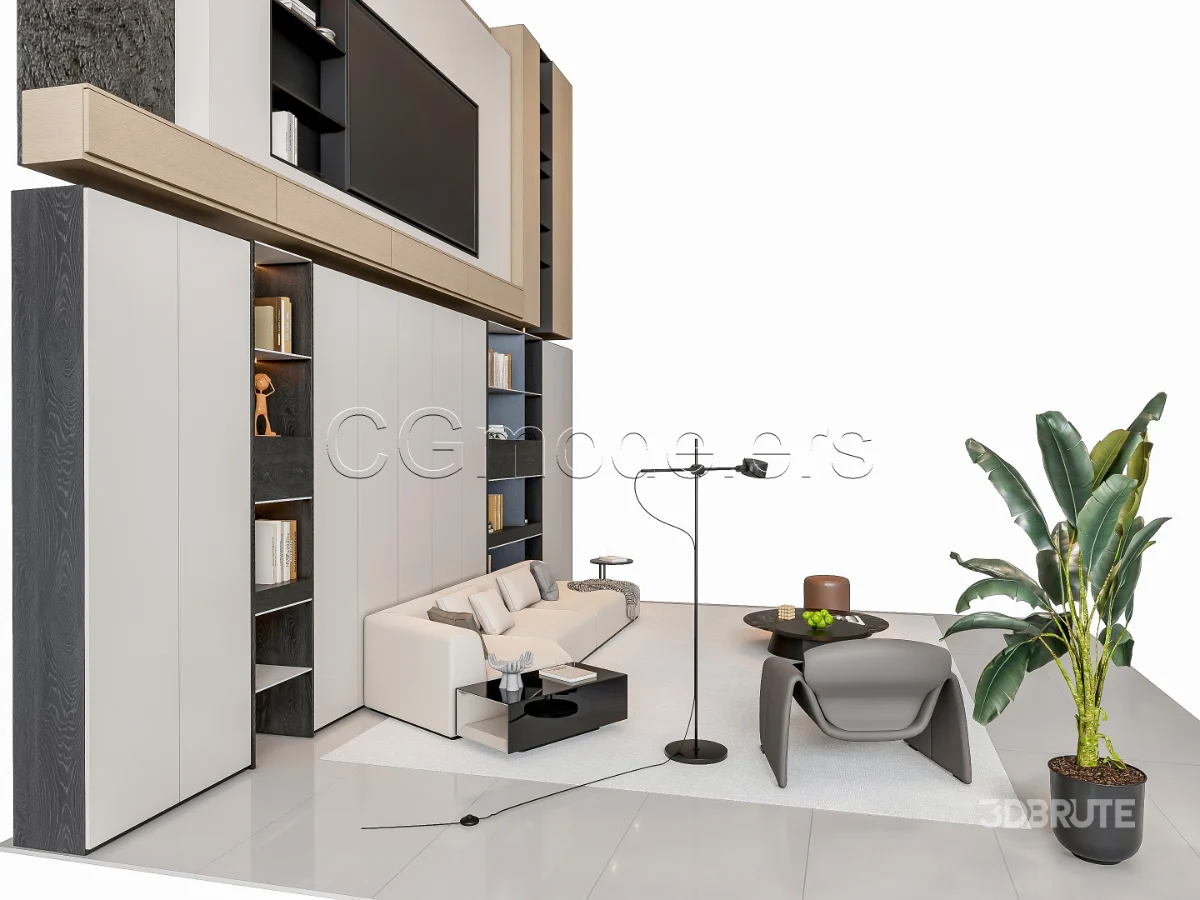 MODERN LUXURY LIVING ROOM SET 4 Image 5