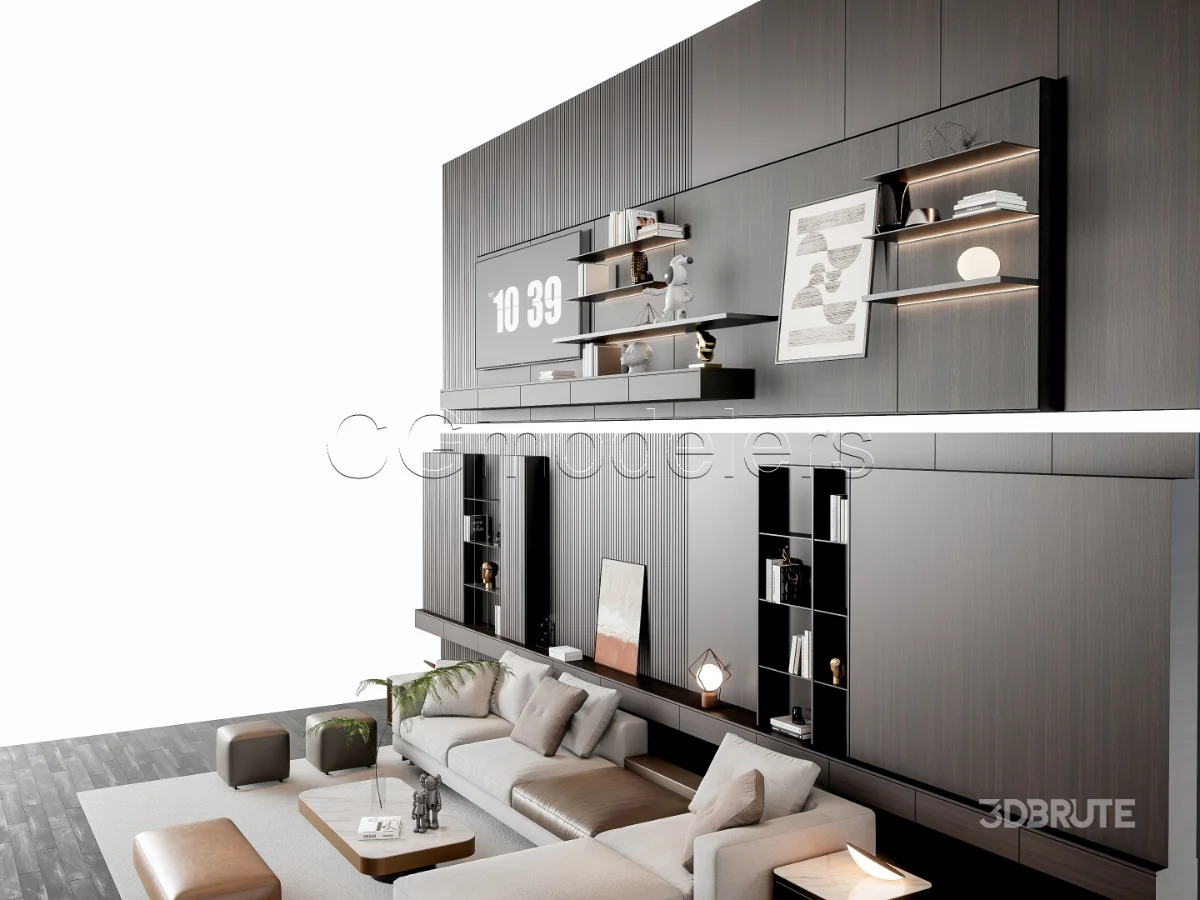 MODERN LUXURY LIVING ROOM SET 16 Image 5