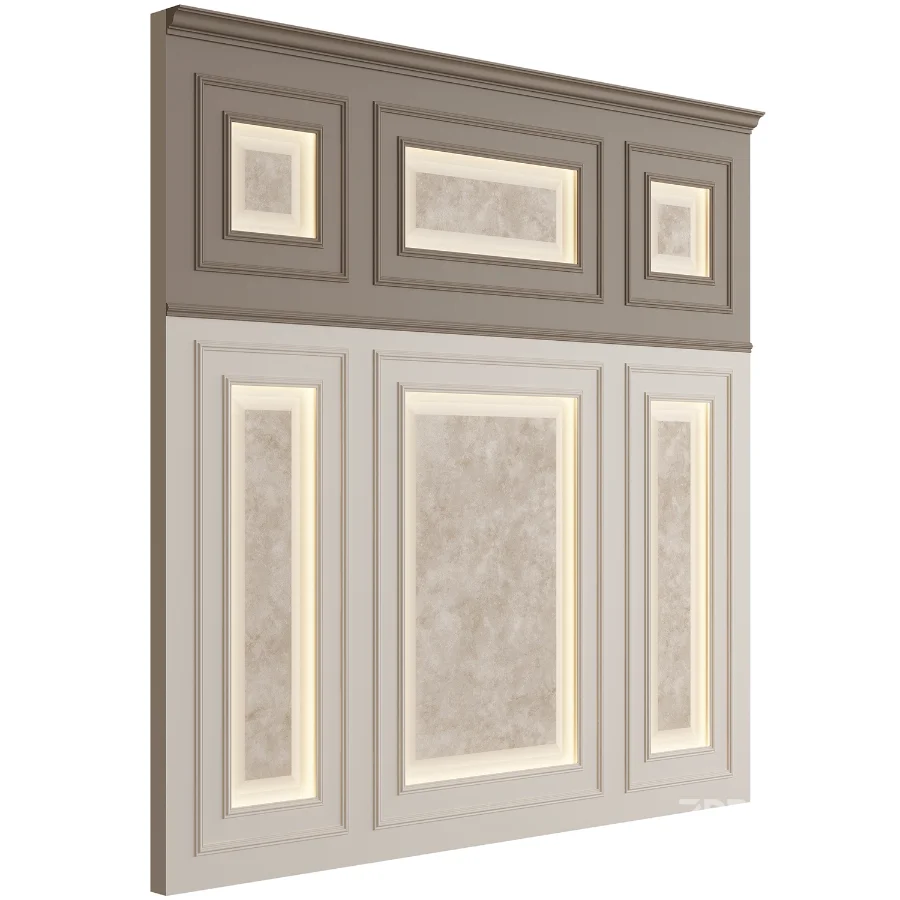 Wall Moulding Panel 01 Image 1