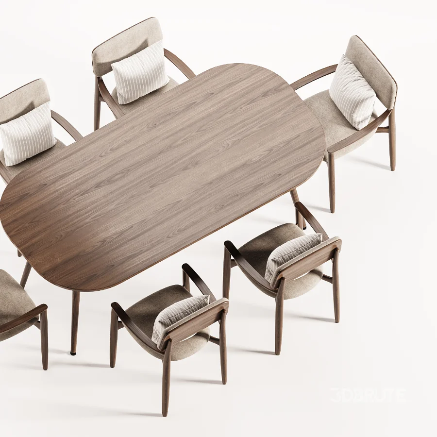 Curve Dining Set Image 3