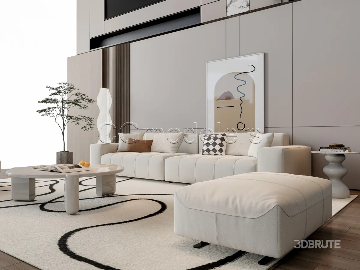 MODERN LUXURY LIVING ROOM SET 15 Image 19