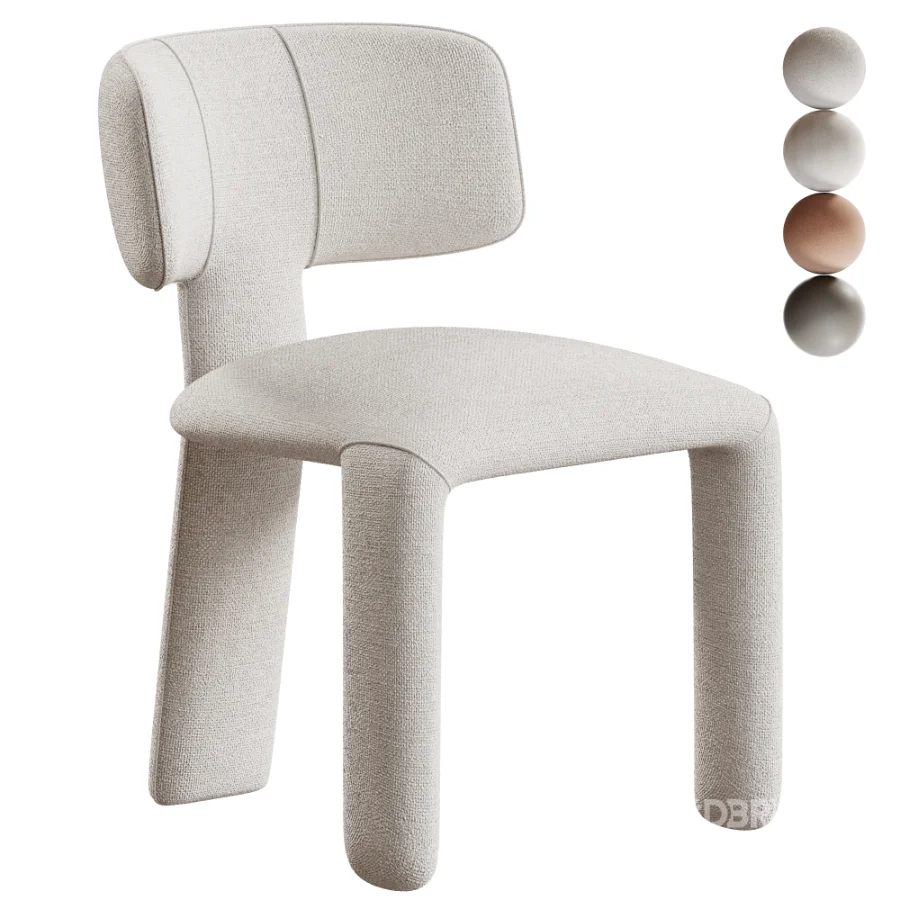 Ditre Italia Bliss Upholstered fabric chair Image 1