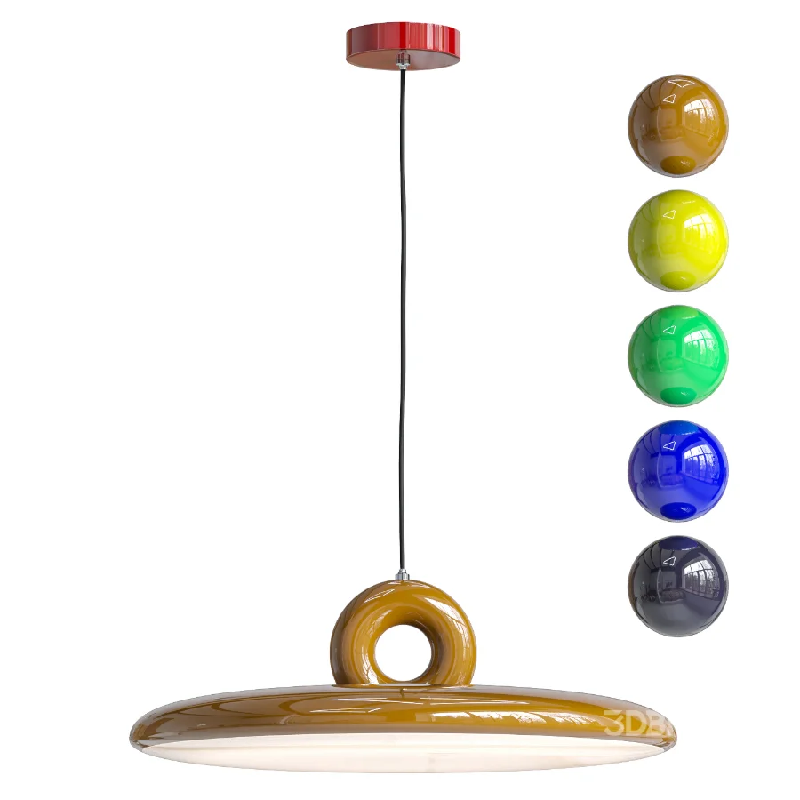 Flat Acrylic Pendant Light Image 3