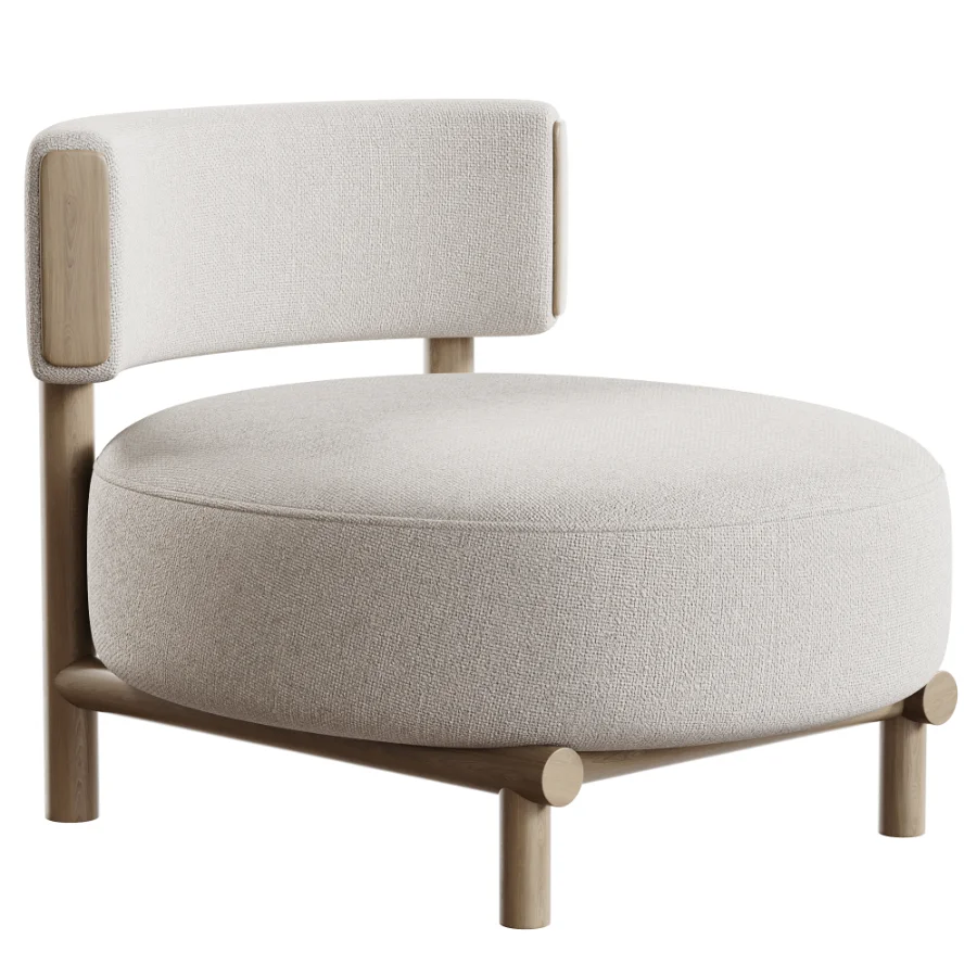 Modern Simple Style Accent Chair Image 3