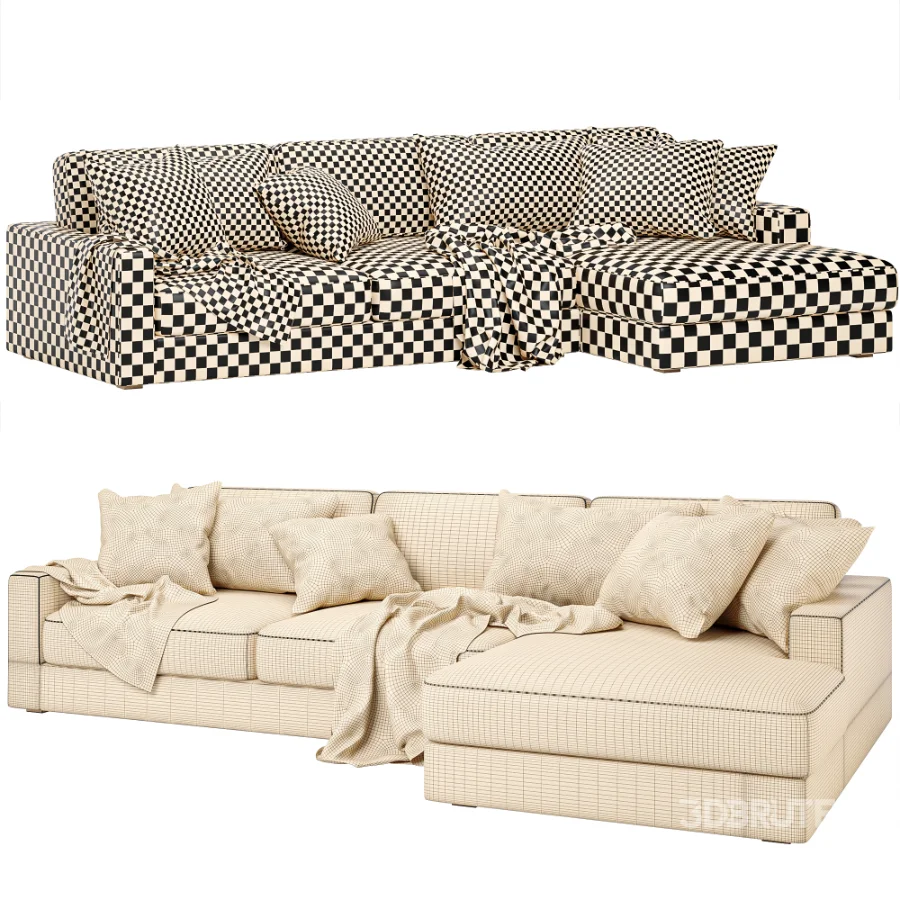 Kelsey chaise sofa Image 1