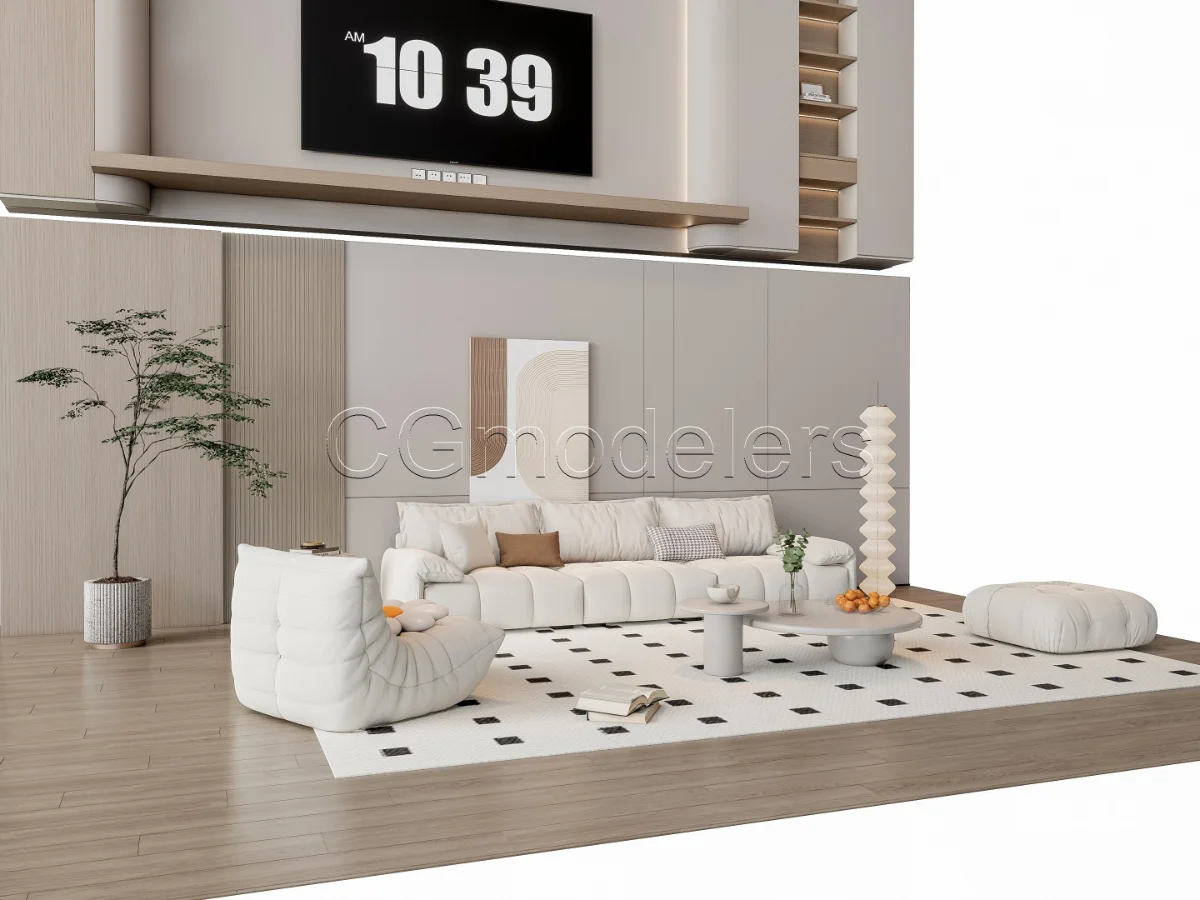 MODERN LUXURY LIVING ROOM SET 10 Image 7