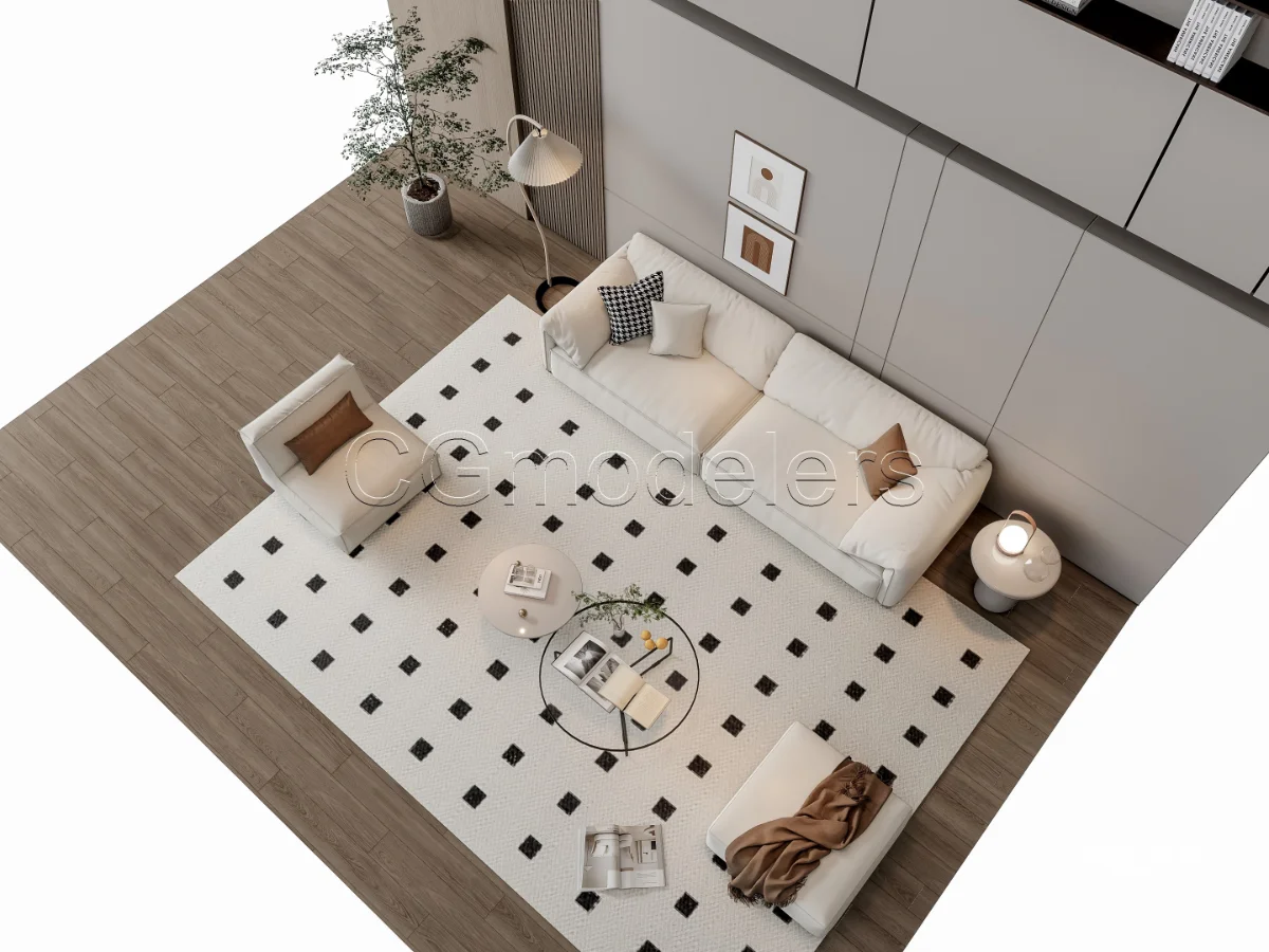 MODERN LUXURY LIVING ROOM SET 14 Image 16