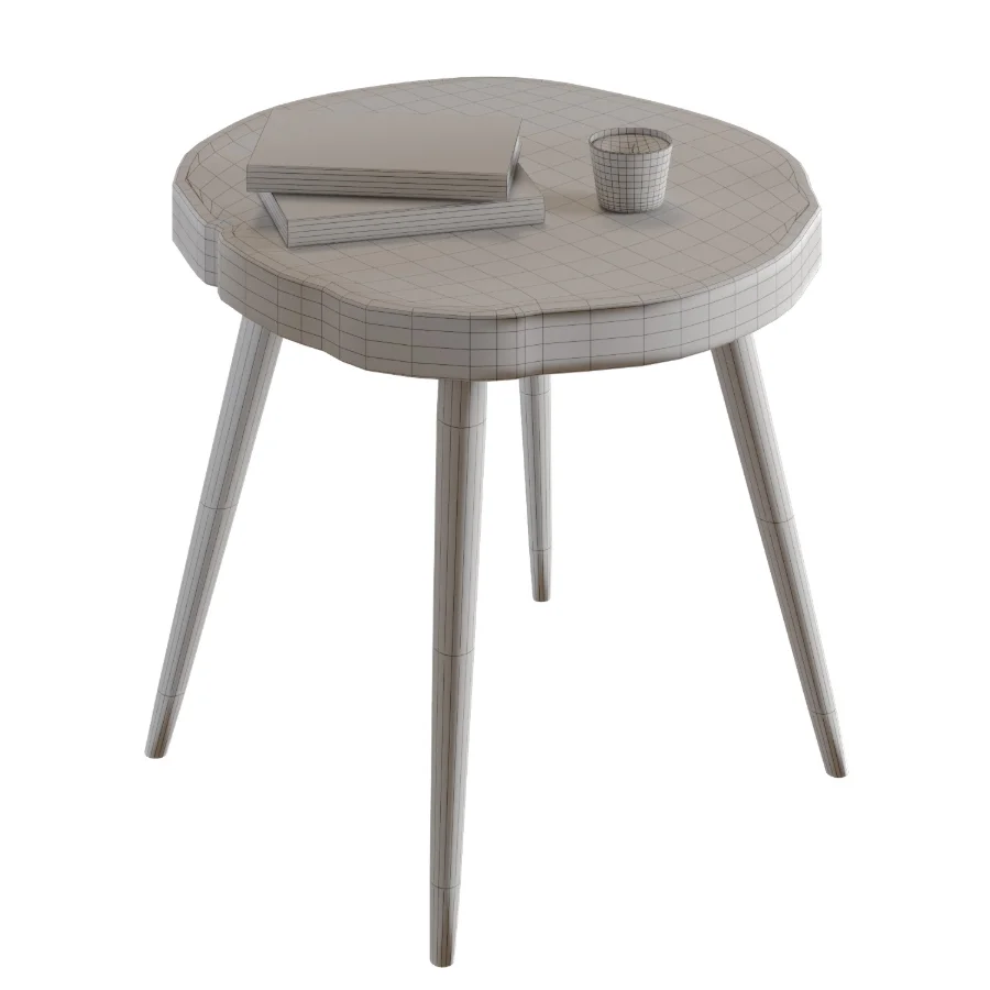 Coffee Table with Decorative Accessories Image 2