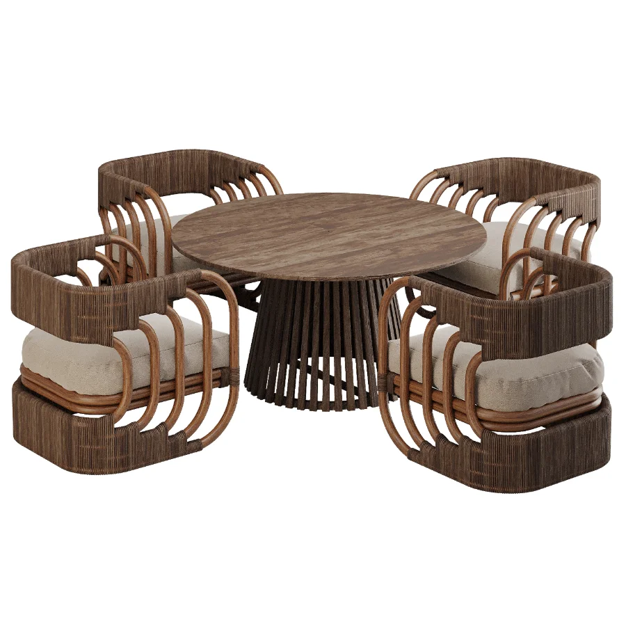 Dinning chair and table376 Image 1