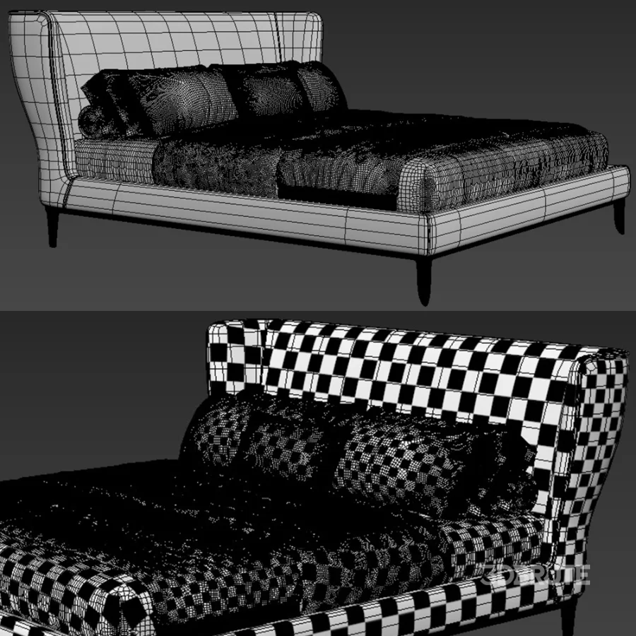 Gentleman Double Bed 02 Image 2