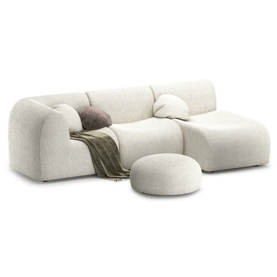 Curved Modular Sectional Image 5