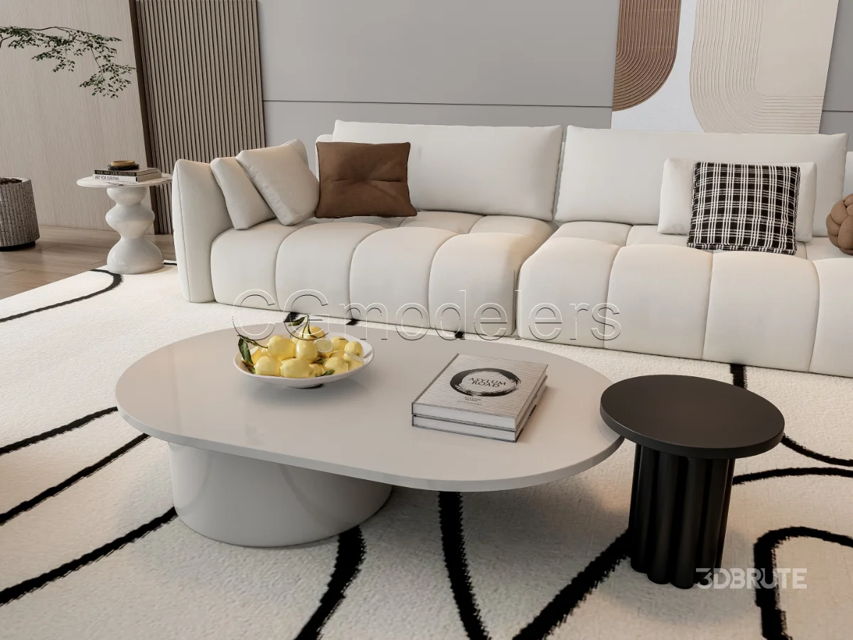 MODERN LUXURY LIVING ROOM SET 20 Image 15